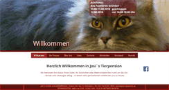 Desktop Screenshot of josis-tierpension.de